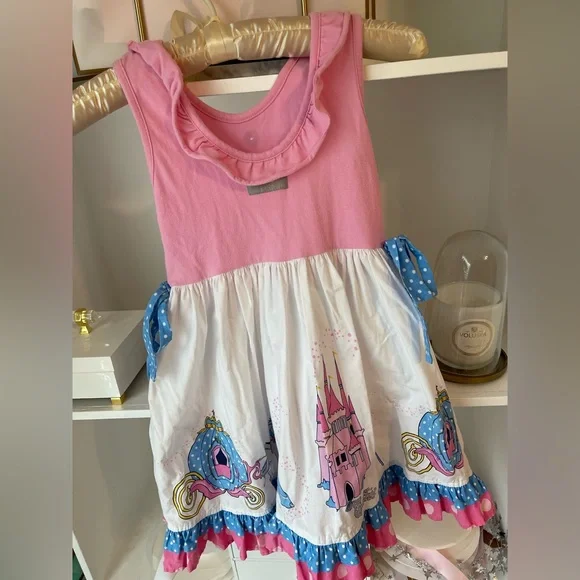 Eleanor Rose Girl’s Fairytale sleeveless bow dress size 6-7 EUC - Picture 5 of 6